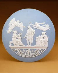 The Apotheosis of Virgil, Wedgwood, ca. 1776 (jasperware)